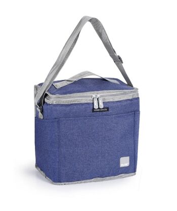 IBILI - Sac isotherme Dalvik en Lin et Polyester 3 Couches - Capacité 10 litres - Conserve les boissons froides pendant 7 heures - Élégance et fonctionnalité pour vos voyages et pique-niques 2