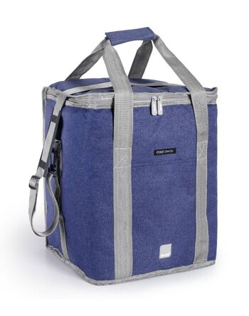 IBILI - Sac Isotherme Dalvik en Lin et Polyester 3 Couches - Capacité 30 litres - Conserve les boissons froides pendant 7 heures - Élégance et fonctionnalité pour vos voyages et pique-niques 1