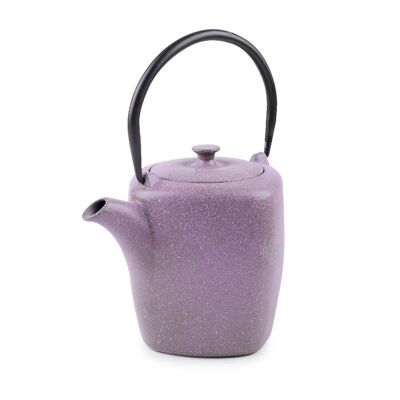 IBILI - Lombok cast iron teapot, 1.1 liter, Enameled interior, Suitable for induction