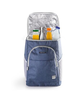 IBILI - Sac à dos isotherme Dalvik en lin et polyester 3 couches - Capacité 21 litres - Garde les boissons froides pendant 7 heures - Élégance et fonctionnalité pour vos voyages et pique-niques 4