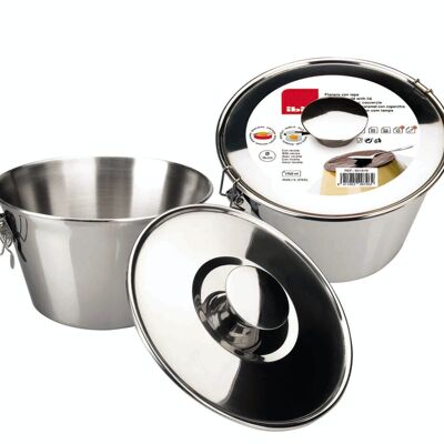 IBILI - Flanero with lid and stainless steel closure 18 cms