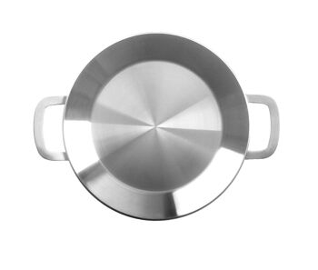 IBILI - Poêle à paella triple énergie triple, 38 cm, inox, 8 portions, adaptée à l'induction 7