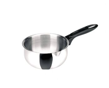 IBILI - Casserole inox avec bec classique, 10 cm, Inox, Convient pour induction 2