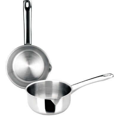 IBILI - Prism pumped saucepan, 12 cm, Stainless steel, Suitable for induction
