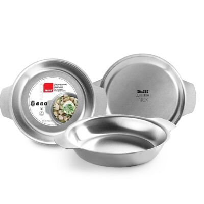 IBILI - Stainless steel portion plate 14 cm