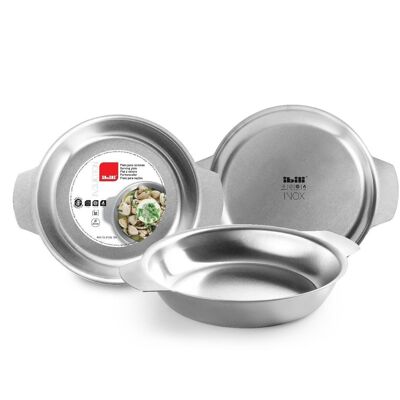 IBILI - Stainless steel portion plate 20 cm