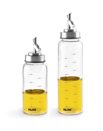 IBILI - Distributeur d'huile/vinaigre avec couvercle basculant, Borosilicate, 0.5 l 8