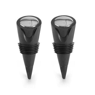 IBILI - Set of 2 conical stoppers for wine