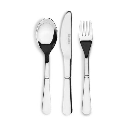 IBILI - Set of 3 cutlery with lunch away case
