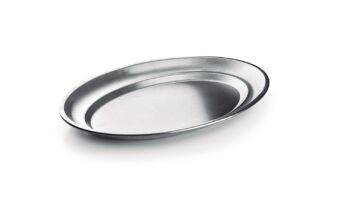 IBILI - Plateau Ovale I-CHEF Inox 18% - 30x20 cm, Épaisseur 0,5 mm - Élégance et Durabilité sur votre Table 2