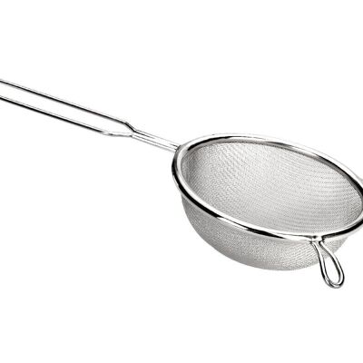 IBILI - Classic 18/10 Stainless Steel Half Ball Strainer - 8 cm Diameter - Double Mesh for Precise Filtering