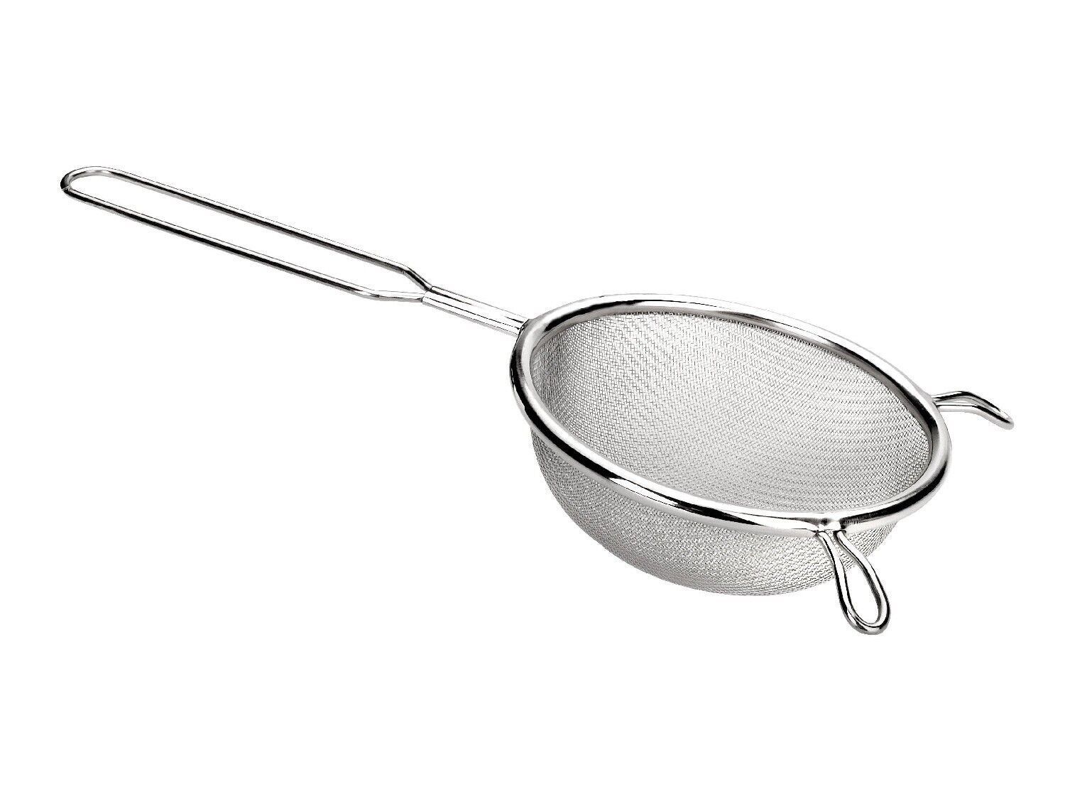 IBILI - Classic 18/10 Stainless Steel Half Ball Strainer - 16 cm Diameter - Double Mesh for Precise Filtering