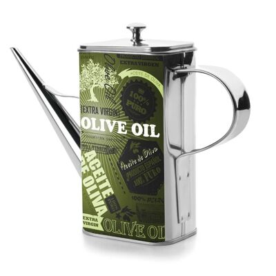 IBILI - Latta per olio vergine, Acciaio Inossidabile 18/10, 0.5 L