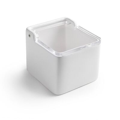 IBILI - Square salt shaker 11x11 cm, Ceramic, with acrylic lid