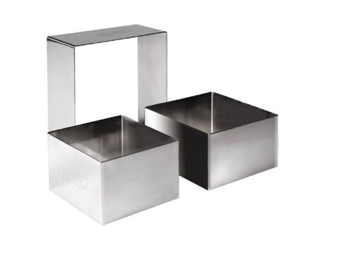 IBILI - Aro cuadrado inox 8x8x4,50 cms