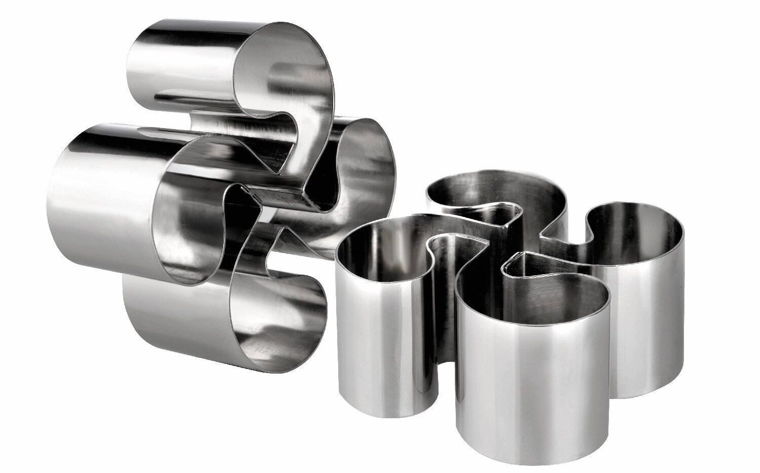 IBILI - Anello placcatura lauburu in acciaio inox 10x4,50 cm