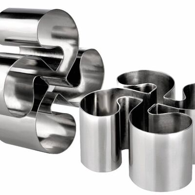 IBILI - Stainless steel lauburu plating ring 10x4.50 cm