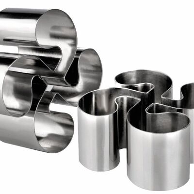 IBILI - Stainless steel lauburu plating ring 10x4.50 cm