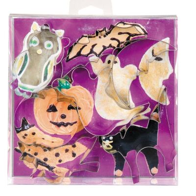 IBILI - Set 7 tinned Halloween cookie cutters