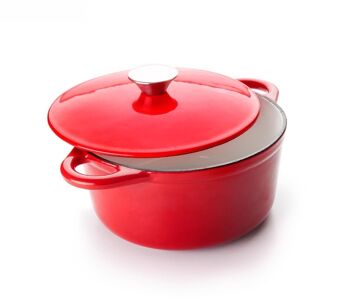 IBILI - Cocotte ronde rouge 24x11.50 cm 5