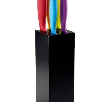 IBILI - Juego de 5 cuchillos colorful