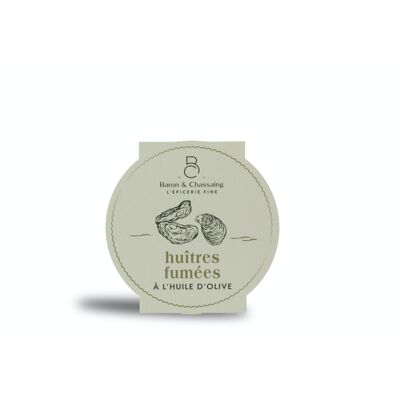 Ostriche affumicate in olio d'oliva (29%) - 170 g