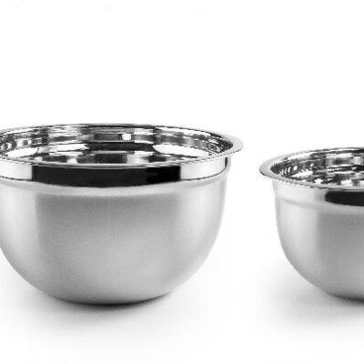 IBILI - 18 cm Satin Finish Stainless Steel Bowl - Elegance and Durability in your Kitchen