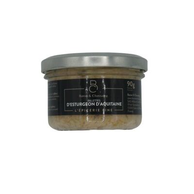 Rillettes de esturión de Aquitania - 90 g