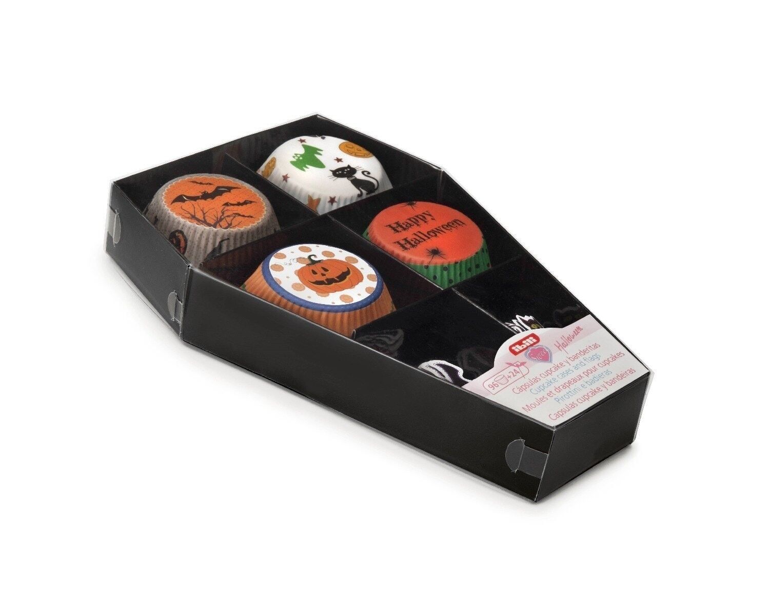 IBILI - Cupcake-Kapseln + Fahnen heiligen Sarg