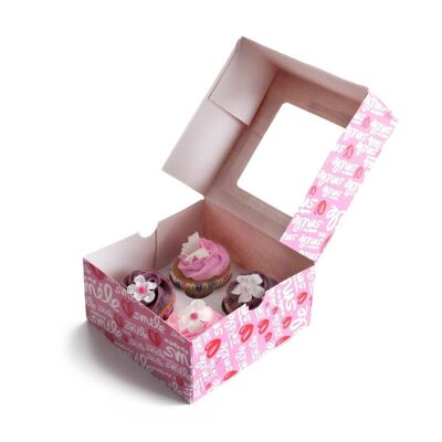 IBILI - Schachtel für 4 Cupcakes