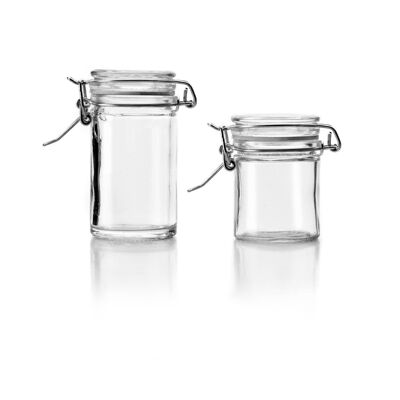 IBILI - Mini round jar 6x45+6x65 ml