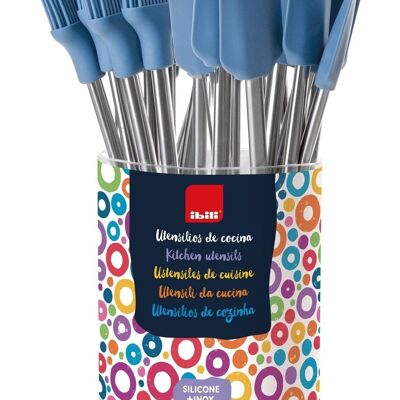 IBILI - Pinceau/spatule (pot 12 pinceaux + 12 spatules