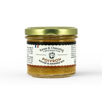 Pimiento rojo ecológico untable con almendras - 95 g - AB *