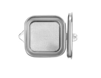 IBILI - Recycleur d'huile de viande carré, Borosilicate, 0.6 l 6