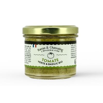 Crema de Tomate Verde Ecológico con Albahaca - 95 g - AB *