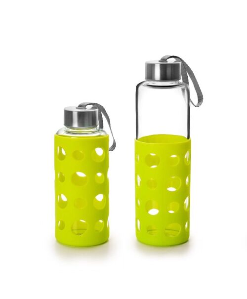 IBILI - Ibili - botella de vidrio lake 550 ml verde