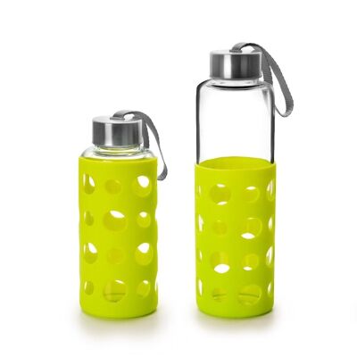 IBILI - Ibili - botella de vidrio lake 550 ml verde