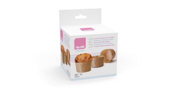 IBILI - Lot de 10 moules à panettone 90 gr 4