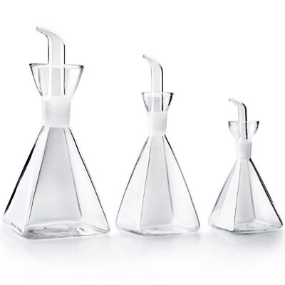 IBILI - 250ml glass pyramidal oil bottle