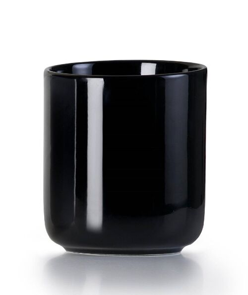 IBILI - Porta utensilios porcelana 12 cm-negro