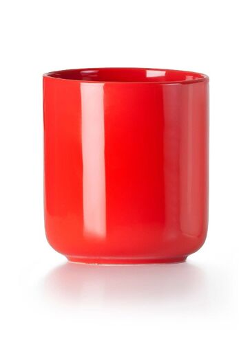 IBILI - Porte-ustensiles en porcelaine 12 cm - Rouge 2