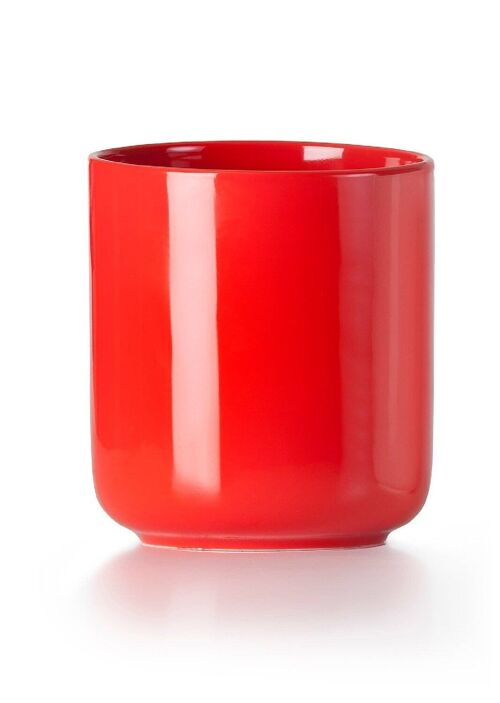 IBILI - Porta utensilios porcelana 12 cm-rojo