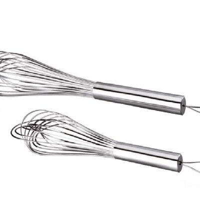 IBILI - Stainless steel whisk with 12 whisks, 35 cm, 18/10 Stainless Steel