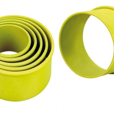 IBILI - Set di anelli per placcatura in nylon 7+8+10 cm