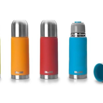 IBILI - Thermos liquido colorato da 150 ml, acciaio inossidabile, doppia parete