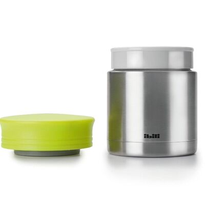 IBILI - Mini thermos for solids 300 ml, Stainless Steel, Double wall, Ideal for baby food