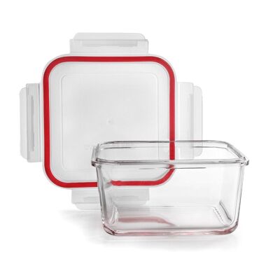 IBILI - Square glass container 450 ml