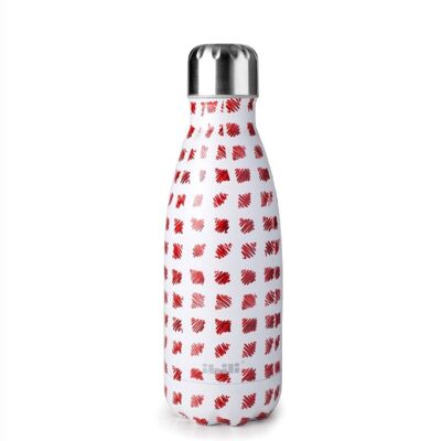 IBILI - Double wall doodle 350 thermos bottle, 18/10 stainless steel, double wall, reusable