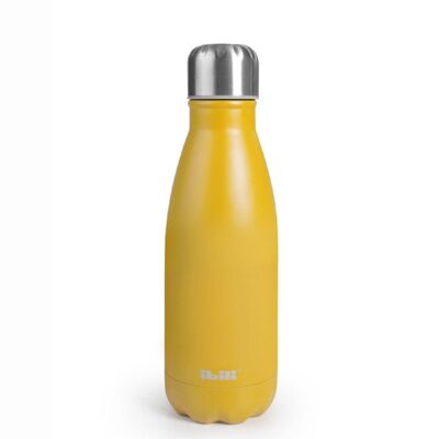 IBILI - Doppelwandige Thermosflasche mit Griff 350 ml, 18/10 Edelstahl, doppelwandig, wiederverwendbar