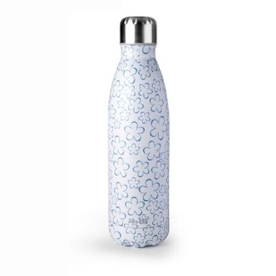 IBILI - Spring blue 500 thermos bottle, 18/10 Stainless Steel, Double wall, Reusable